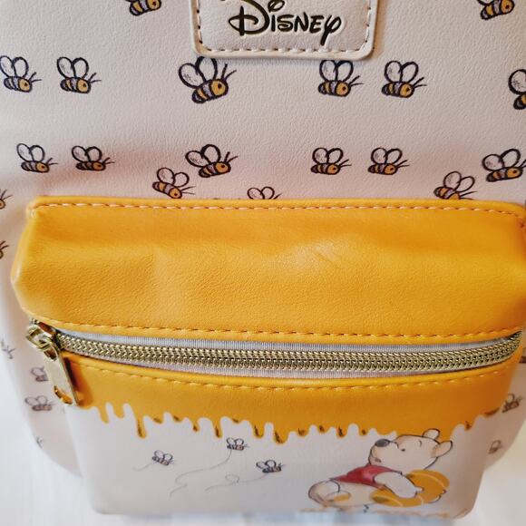 LNew-Winnie the Pooh Loungefly Disney "oh, bother!" Honey Bees Mini Backpack - Picture 4 of 10